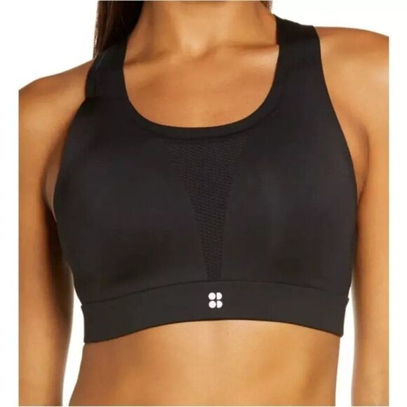 💗 SWEATY BETTY 💗 Black All Train Sports Bra - [32C/D] - Picture 2 of 12
